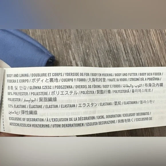 Hollister Blue Cutout-Back Bodysuit – Size M - Picture 5 of 5